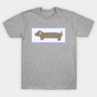 Excerpt from 2 Mini Dachshunds #3-Brown Dog T-Shirt